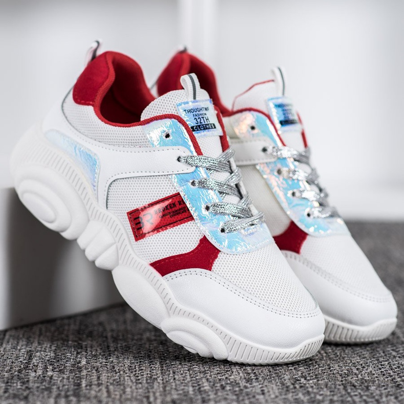 SHELOVET Calzado deportivo cómodo blanco 1