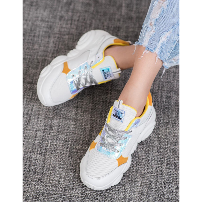 SHELOVET Calzado deportivo cómodo blanco 1