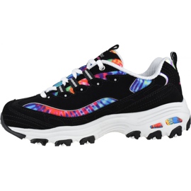 Skechers D'Lites Summer Fiesta W 149015-BKMT negro 1 Skechers D'Lites Summer Fiesta W 149015-BKMT negro 1
