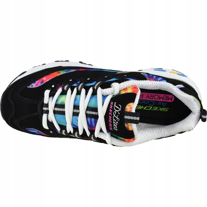 Skechers D'Lites Summer Fiesta W 149015-BKMT negro 2 Skechers D'Lites Summer Fiesta W 149015-BKMT negro 2