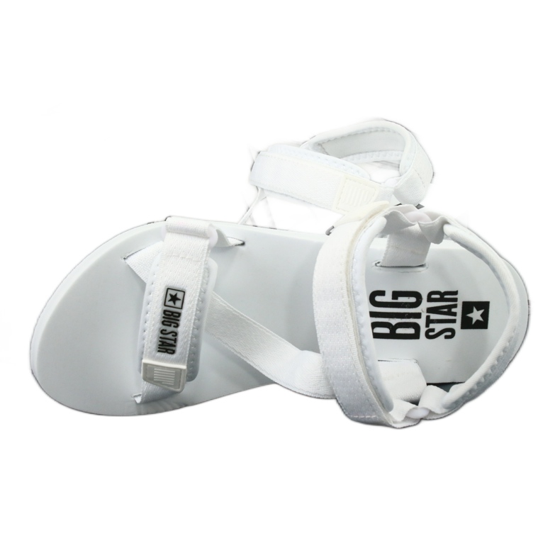 Sandalias textil Big Star 274A351 blanco 4