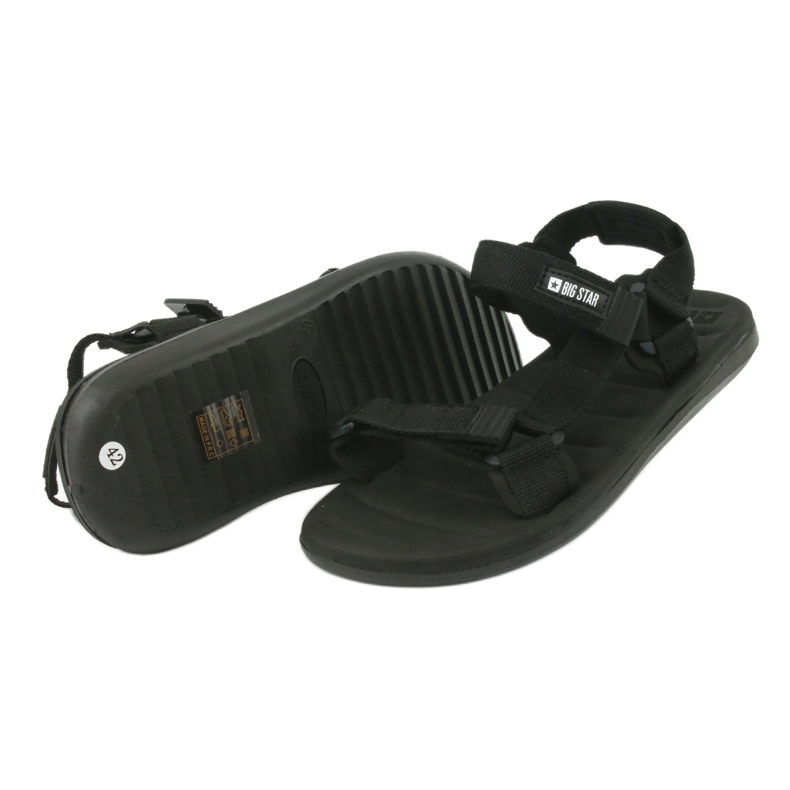 Sandalias de hombre Big Star 174499 negro 4