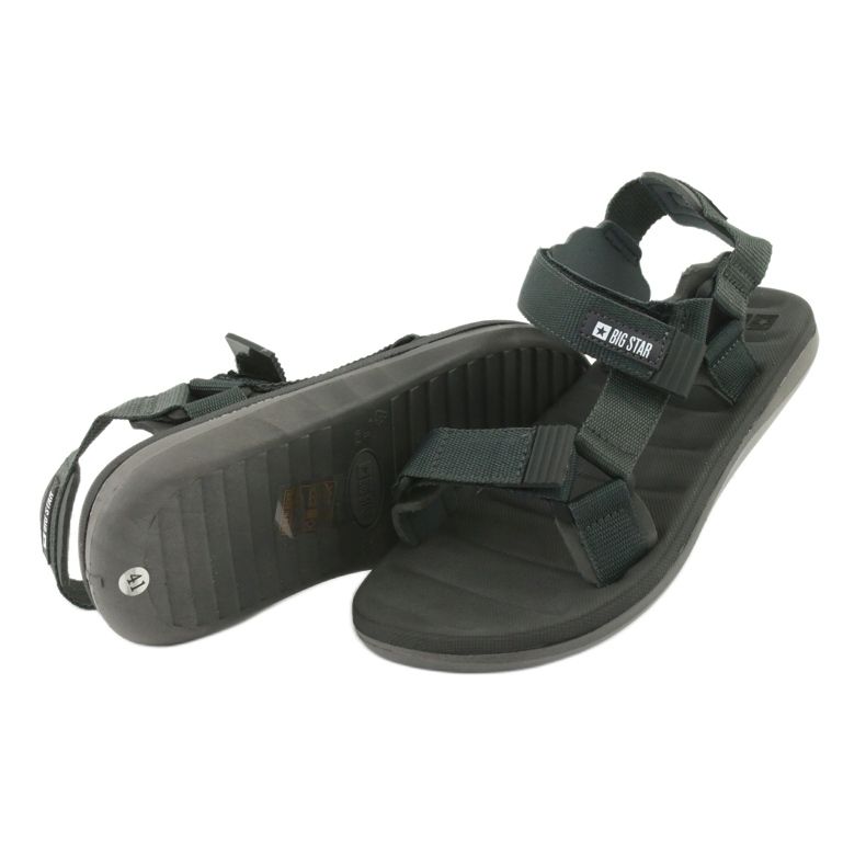 Sandalias de hombre Big Star 174501 gris 3