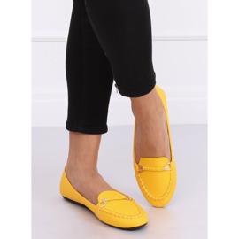 Mocasines de mujer miel A8636 Amarillo 2