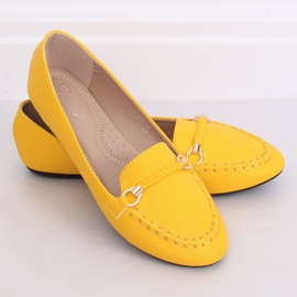 Mocasines de mujer miel A8636 Amarillo 3
