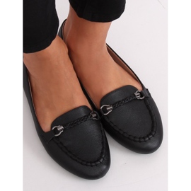 Mocasines negros de mujer A8636 Negro 1 Mocasines negros de mujer A8636 Negro 1