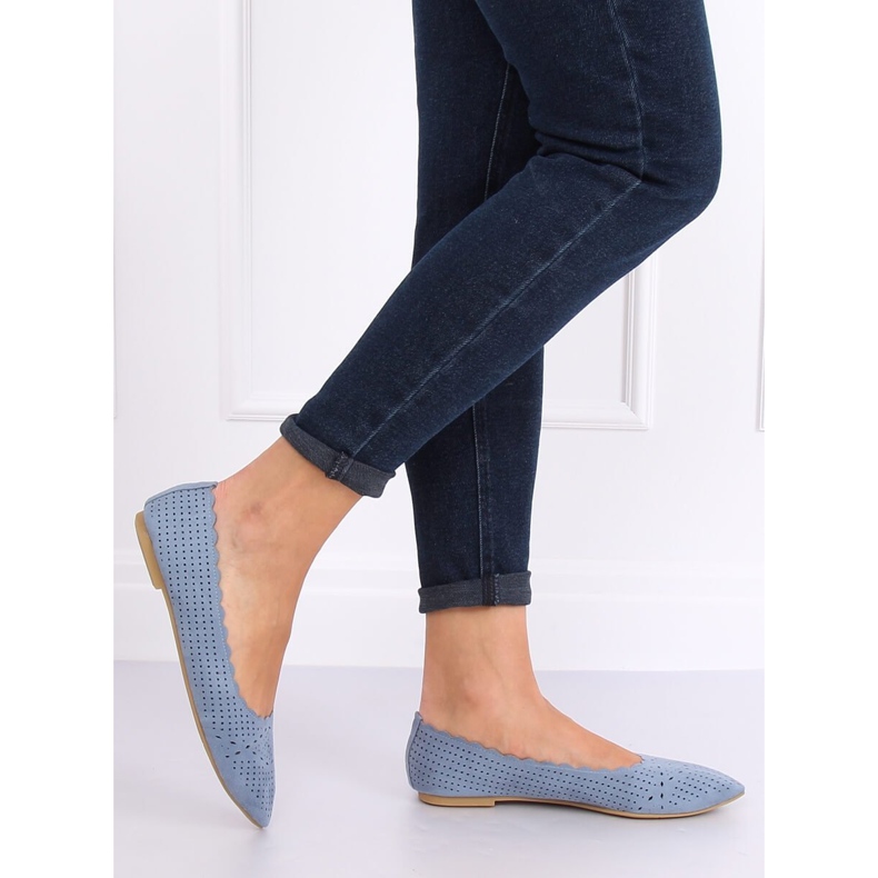 Bailarinas caladas azules NK18P Azul 1 Bailarinas caladas azules NK18P Azul 1