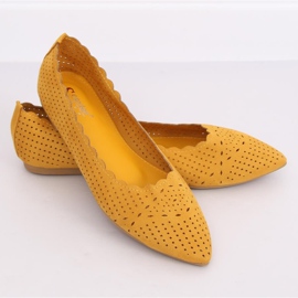 Bailarinas Honey calado NK18P Amarillo 4