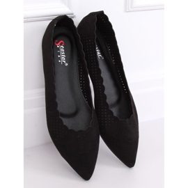 Bailarinas caladas negras NK18P Negro 2