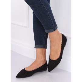 Bailarinas caladas negras NK18P Negro 1