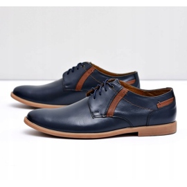 Bednarek Polish Shoes Zapatos Brogues para Hombre Bednarek Leather Azul Marino Millo 5