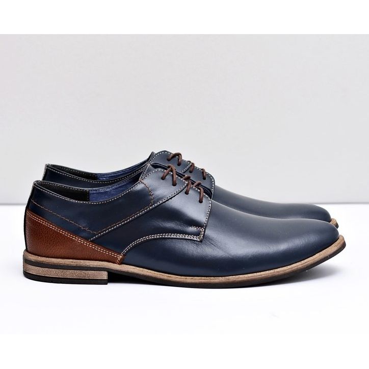 Bednarek Polish Shoes Brogues de Hombre Bednarek Elegant Leather Azul Marino Marcelo 2