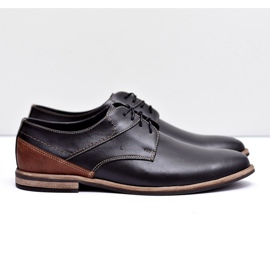 Bednarek Polish Shoes Brogues para hombre Bednarek Elegant Leather Black Marcelo negro 2