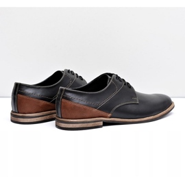 Bednarek Polish Shoes Brogues para hombre Bednarek Elegant Leather Black Marcelo negro 3