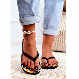 Lu Boo | Chanclas Pin-up Black Aztec Havanna multicolor 2 Lu Boo | Chanclas Pin-up Black Aztec Havanna multicolor 2