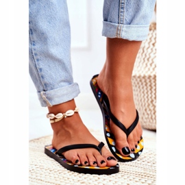 Lu Boo | Chanclas Pin-up Black Aztec Havanna multicolor 1
