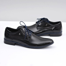 KOMODO Zapatos elegantes en cuero negros de Massimiliano 5