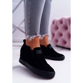 Zapatillas Snekers para mujer Lu Boo Slip-on Black Kaori negro 3