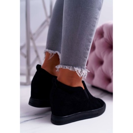 Zapatillas Snekers para mujer Lu Boo Slip-on Black Kaori negro 6