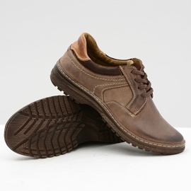 KOMODO Zapatos Ernesto Marrones Hombre Piel Natural marrón 3