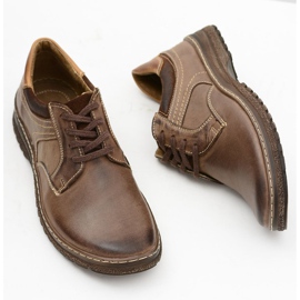 KOMODO Zapatos Ernesto Marrones Hombre Piel Natural marrón 5