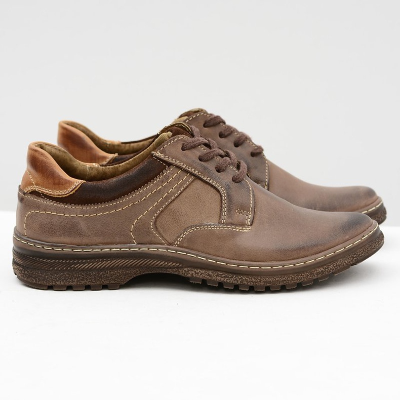 KOMODO Zapatos Ernesto Marrones Hombre Piel Natural marrón 1
