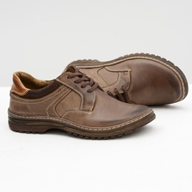 KOMODO Zapatos Ernesto Marrones Hombre Piel Natural marrón 4
