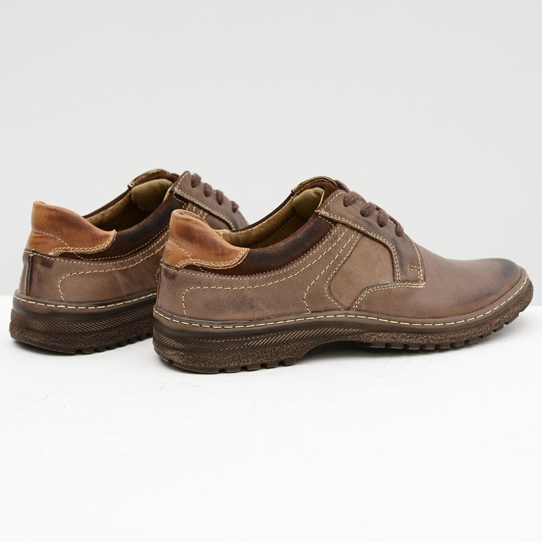 KOMODO Zapatos Ernesto Marrones Hombre Piel Natural marrón 2