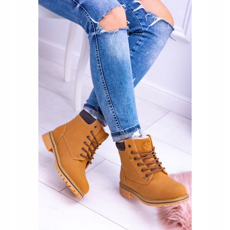 Botas Timber para mujer con piel de Smith's Polari marrón 2