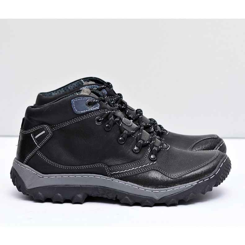 Mateos Zapatillas Trekking Hombre Negras Calentadas Etemor negro 2