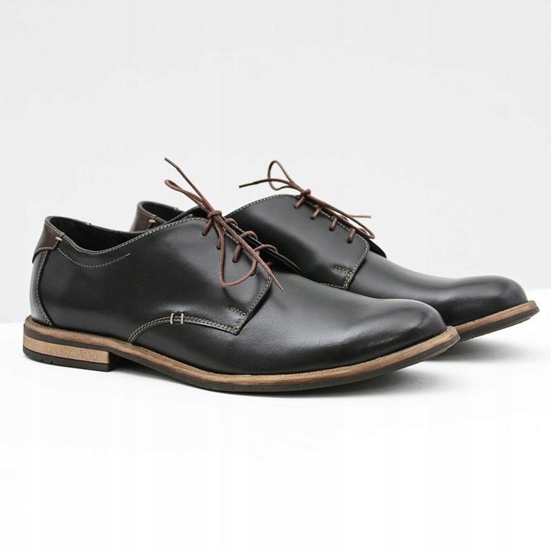 Bednarek Polish Shoes Zapatos Feliciano negros elegantes para hombre 1