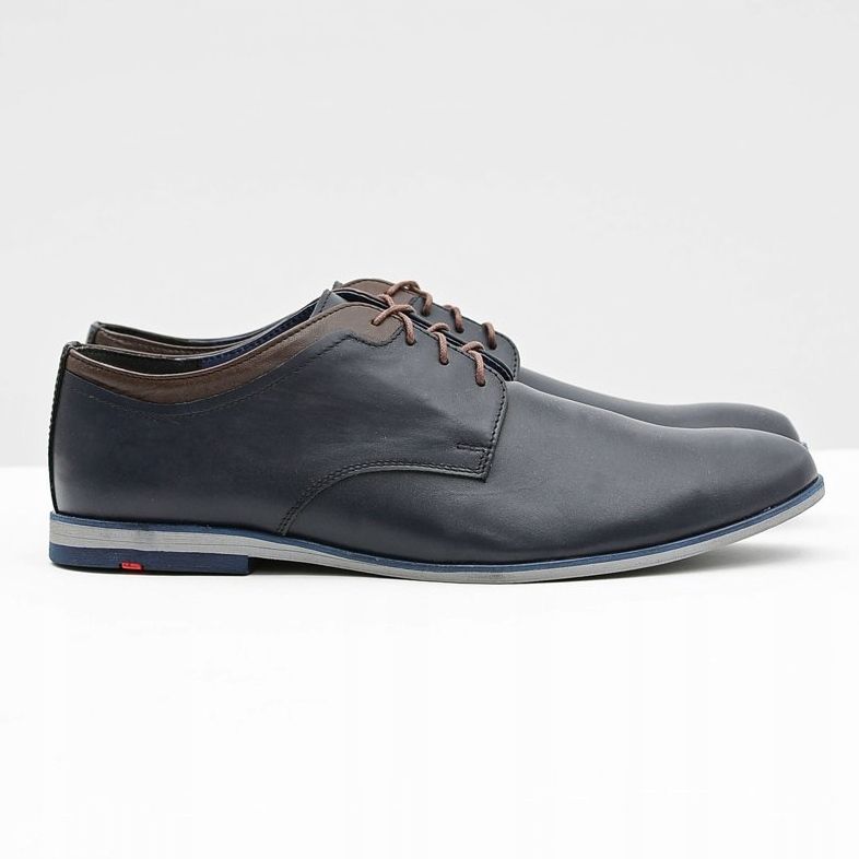 Gejms Zapatos Gianni Hombre Piel Azul Marino 2
