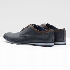 Gejms Zapatos Gianni Hombre Piel Azul Marino 3