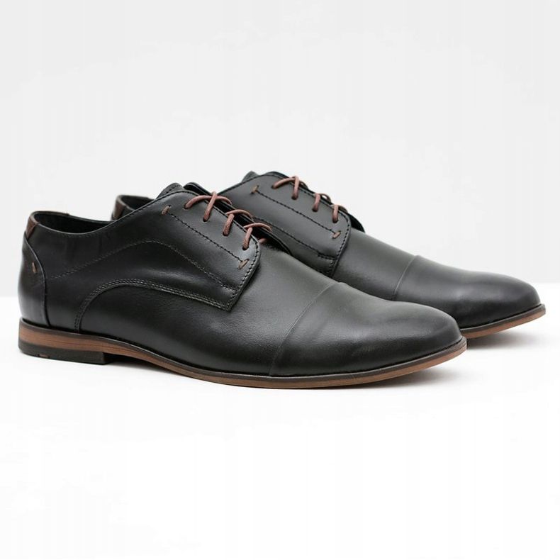 Gejms Zapatos Livio Hombre Piel Negra negro 1