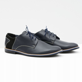 Bednarek Polish Shoes Zapatos Brogues para Hombre Bednarek Elegant Leather Azul Marino Biagio 1