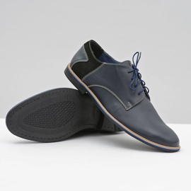 Bednarek Polish Shoes Zapatos Brogues para Hombre Bednarek Elegant Leather Azul Marino Biagio 4