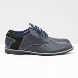 Bednarek Polish Shoes Zapatos Brogues para Hombre Bednarek Elegant Leather Azul Marino Biagio 2