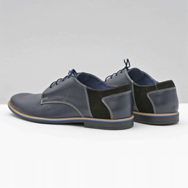 Bednarek Polish Shoes Zapatos Brogues para Hombre Bednarek Elegant Leather Azul Marino Biagio 3
