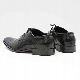 Lukas Zapatos formales piel hombre Flavio negro 4