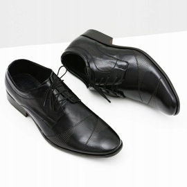 Lukas Zapatos formales piel hombre Flavio negro 6