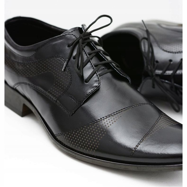 Lukas Zapatos formales piel hombre Flavio negro 1