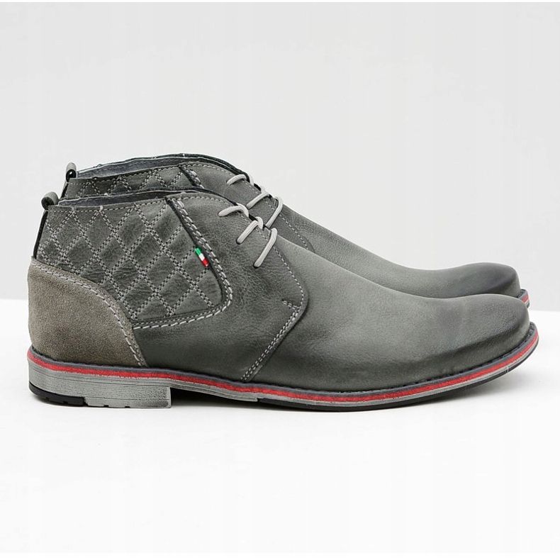 Gino Tuzzi Zapatos Hombre Gris Piel Graziano 2