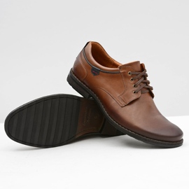 Zapatos marrones NIKOPOL 1577 para hombre marrón 4