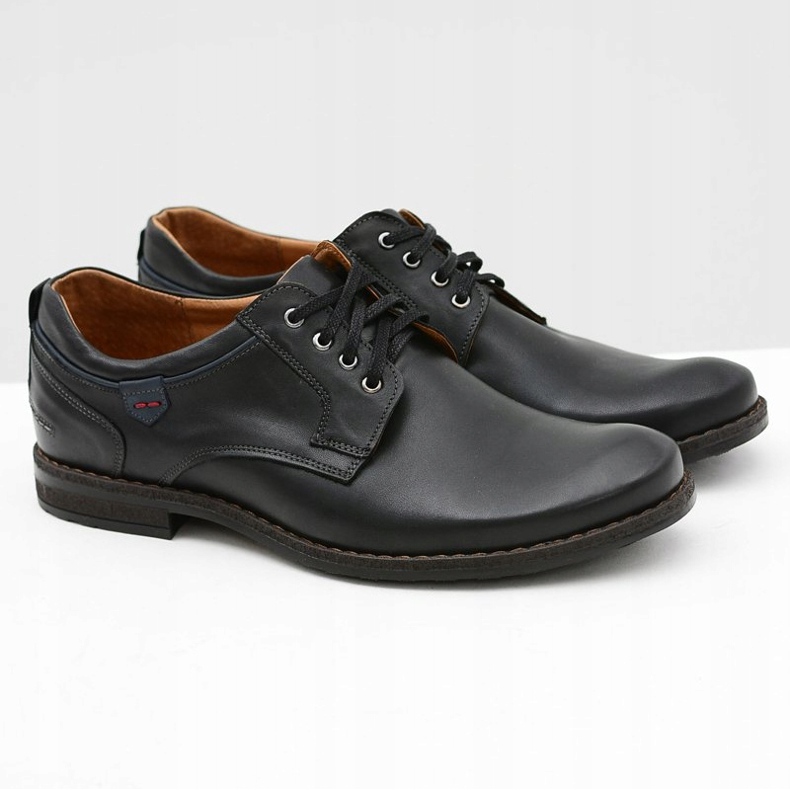 Zapatos negros NIKOPOL 1577 para hombre 1