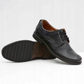 Zapatos negros NIKOPOL 1577 para hombre 4