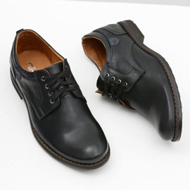 Zapatos negros NIKOPOL 1577 para hombre 7
