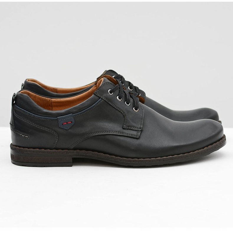 Zapatos negros NIKOPOL 1577 para hombre 2