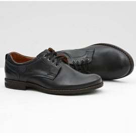 Zapatos negros NIKOPOL 1577 para hombre 5