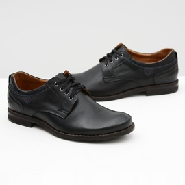 Zapatos negros NIKOPOL 1577 para hombre 6