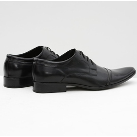 Mario Boschetti Zapatos formales negros para hombre Willy 3